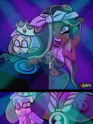 breasts marina_(splatoon) pearl_(splatoon) sinnni97 splatoon tagme