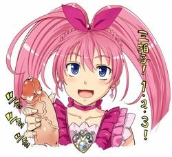 clothing cure_melody denki_showgun handjob hibiki_hojo magical_girl pretty_cure suite_precure tagme translation_request