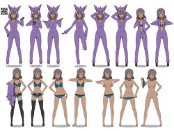 1girls 2d aqua_grunt blue_bra blue_panties bra breasts clothing completely_nude completely_nude_female dark_skin female female_only full_body gengar gengar_(cosplay) halloween_costume hood hood_up kisekae kneesocks lingerie looking_at_viewer matching_underwear naked nipples nude onesie panties pokemon purple_clothing pussy qr_code smile solo solo_female spnati spread_legs sprite_sheet strip_poker_night_at_the_inventory stripping team_aqua team_aqua_grunt team_aqua_grunt_(female) team_aqua_grunt_(pokemon_oras) transparent_background uncensored undressing villain villainess wide_hips