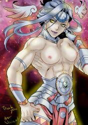 1girls athletic athletic_female black_hair hades_(game) hades_2 nemesis_(hades) pinup solo