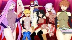 7girls artoria_pendragon artoria_pendragon_(fate) bad_end ball_gag caster_(fate/stay_night) collar corrupted corruption cuck cuckold cuckolding defeated defeated_heroine emiya_shirou enemy_conversion fate/stay_night fate_(series) femsub forced_to_watch fujimura_taiga harem humiliation illyasviel_von_einzbern insect insects koikatsu lipstick_mark lipstick_marks lordem maledom matou_sakura matou_shinji medea_(fate) multiple_females multiple_girls multiple_subs netorare nipple_piercing ntr obedience obedient obedient_sub parasite personality_change pierced_nipples piercing piercings revealing_clothes sitting_on_lap slave slave_collar slave_outfit slavegirl slutty_outfit stockings submissive submissive_female tohsaka_rin utter_domination