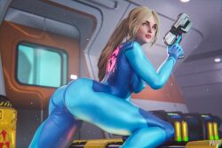 samus aran from metroid by pnut