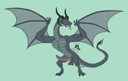 after_transformation balls claws dragon dragon_taur duo erection frankly-art genitals hair hi_res horn humanoid humanoid_taur male navel nipples pecs penis reptile reptile_taur scalie scalie_taur tail taur transformation waist wyvern wyvern_taur