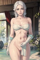 ciri from the witcher (series) by doniai