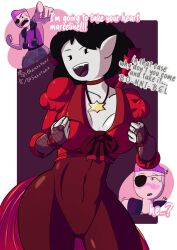 adventure_time lingerie marceline solo_female the_star_(fionna_and_cake) vampire yuri