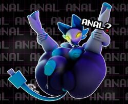 1futa 3d big_breasts blender_(software) breasts deltarune deltarune_chapter_2 futanari futasub geodat64 laying_down nipples precum robot solo solo_futa submissive_futa tasque_manager_(cryptiacurves) tasque_manager_(deltarune)