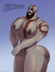 1boy 1cuntboy bald bald_man bara beard big_ass big_breasts big_butt big_nipples bubble_ass bubble_butt cuntboy cuntboy_focus cuntboy_only daddy dilf facial_hair fat_ass fat_butt freezeray04 gay gigantic_ass god_of_war huge_ass huge_boobs huge_breasts huge_butt huge_nipples intersex kratos male male_boobs male_breasts male_focus male_nipples male_only male_tits manboobs massive_ass massive_butt mature_male muscular muscular_arms muscular_ass muscular_back muscular_cuntboy muscular_legs muscular_male muscular_thighs nude older_male smile smiling smiling_at_viewer solo solo_male thick_ass thick_thighs white_markings