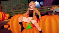 1girls anal animated antlers boots bottomless cassafrass deer_girl female freckles glasses heterochromia koikatsu miscsfmporn no_sound outside pumpkin renhentai tagme tentacle tentacle_sex video virtual_youtuber vtuber