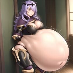 ai_generated camilla_(fire_emblem) fire_emblem fire_emblem_fates purple_hair vore vore_warning