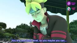 3d animated beach big_breasts bikini blonde_hair boat boruto:_naruto_next_generations drink mcjuniorgohan naruto tagme temari uzumaki_boruto video