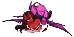 clothing cosplay darkstalkers demon demon_girl female fully_clothed halloween halloween_costume large_breasts leotard meru_(merunyaa) meruccubus_(merunyaa) merunyaa morrigan_aensland_(cosplay) original original_character succubus transparent_background