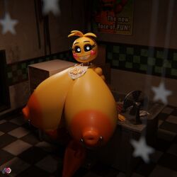 toy chica (fnaf) from five nights at freddy's by feversfm