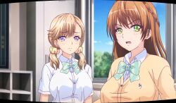2020s 2023 20s 2d 2girls animated female hentai kokuhaku...... nur school school_uniform schoolgirl tagme