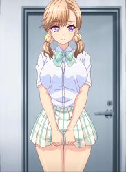 1girls 2020s 2023 20s 2d animated big_breasts breasts female hentai kokuhaku...... nur school_uniform schoolgirl tagme