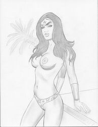 dc_comics keith_dotson monochrome tagme wonder_woman wonder_woman_(series)