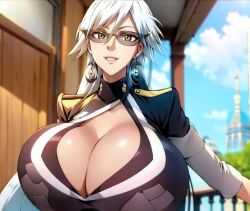 ai_generated basquash! big_breasts breasts futanurse glasses haruka_gracia huge_breasts large_breasts sunglasses tagme tinted_eyewear