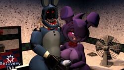 1boy 1boy1girl 1girls 3d 3d_(artwork) amputated_arm animatronic big_breasts big_penis blue_body blush blush_lines bonfie bonfie_(cryptia) bonnie_(cally3d) bonnie_(fnaf) bow bow_tie bowtie breasts broken buckteeth bunny bunny_boy bunny_ears bunny_girl buttons c4d checkered_floor cryptiacurves dark_nipples deliveryc4d digital_media_(artwork) eyelashes faceless faceless_male fan fazclaire's_nightclub female five_nights_at_freddy's five_nights_at_freddy's_2 fnaf fredina's_nightclub hand_on_penis male office penis pink_eyes purple_body purple_hair rabbit rabbit_boy rabbit_ears rabbit_girl red_bow red_bowtie red_eyes robot robot_girl scottgames tagme thick_thighs withered_bonnie