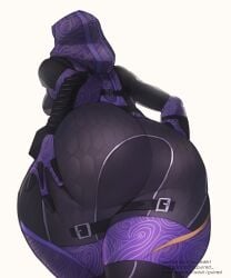 alien alien_girl big_ass bubble_ass bubble_butt dat_ass fat_ass mass_effect pulred quarian tali'zorah_nar_rayya thick_thighs