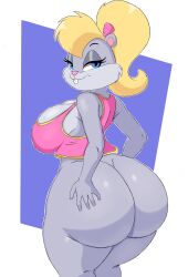 1girls 2023 2023s anthro ass bare_ass berri big_ass big_breasts big_butt big_thighs blonde blonde_female blonde_hair blonde_hair_female blue_eyes breasts bubble_ass bubble_butt buckteeth butt capikeeta conker's_bad_fur_day female female_focus female_only furry furry_female hand_on_ass hand_on_butt huge_ass huge_breasts huge_butt looking looking_back pony_tail ponytail rareware shiny_ass shiny_breasts shiny_butt shiny_hair shiny_skin squirrel squirrel_girl thick_ass thighs