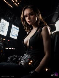 1girls actor actress ai8_uploads ai_generated big_breasts celebrity cleavage daisy_ridley detailed empire exposed exposed_breasts female female_only high_quality hourglass_figure hyperrealistic looking_at_viewer open_clothes perfect_body photorealistic rey sensitive small_waist solo space stable_diffusion star_wars