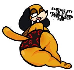 big_ass big_breasts breasts bubble_butt duck_hunt duck_hunt_dog huge_ass huntress_(lewdewott) lewdewott thick_thighs wide_hips