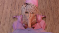 femboy final_fantasy final_fantasy_xiii hope_estheim lazyprocrastinator oral princess_outfit yaoi