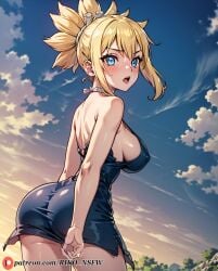 ai_generated blonde_female blonde_hair blonde_hair_female dr.stone hentai kohaku kohaku_(dr.stone)