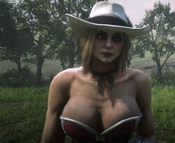 1girls 3d big_breasts blonde_female blonde_hair blonde_hair_female bustier corset cowgirl female female_only original_character original_characters outlaw red_dead_online red_dead_redemption_(series) red_dead_redemption_2 solo solo_female video_game video_game_character video_games wild_west