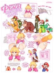 1girls 2d 9boys ass being_watched big_breasts blonde_hair blue_eyes bowser breasts breasts_out challenge cheating comic crossover crown cuckold dialogue doggy_style donkey_kong donkey_kong_(series) double_v elbow_gloves english_text erection functionally_nude_female game gangbang ganondorf guessing_game human large_breasts light-skinned_female mario mario_(series) metroid metroid_(creature) multiple_boys nintendo nipples penis pikachu piranha_plant pokémon_(species) pokemon princess_peach public_use queue rezodwel scoreboard sex speech_bubble stuck_in_wall super_mario_bros. super_mario_bros._(nes) tagme taken_from_behind testicles text the_legend_of_zelda thigh_boots through_wall vaginal vaginal_penetration vaginal_sex waiting_for_turn waiting_in_line yoshi