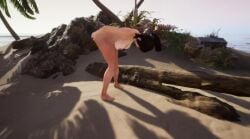 1girls 3d anal anal_gape anal_masturbation animated animopron beach brunette deep_penetration dildo dildo_expulsion dildo_in_ass female female_masturbation gape long_dildo masturbation mp4 no_sound sex_toy solo spread_anus spread_ass spread_butt tagme video