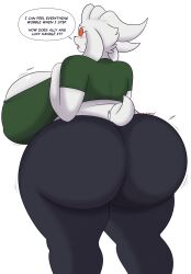 big_ass big_breasts breasts bubble_butt dewwy(dewwydartz) dewwydartz eva(dewwydartz) female furry huge_ass huge_breasts thick_thighs wide_hips