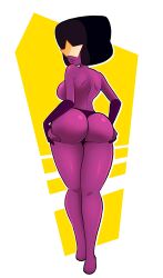 ass_focus ass_grab astrozolt_(artist) cartoon_network crystal_gem dat_ass garnet_(steven_universe) gem_(species) gem_fusion looking_back red_skin solo steven_universe