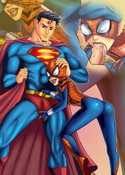 arabatos clark_kent crossover dc female male marvel may_parker mayday_parker mc2 spider-girl spider-man_(series) superman