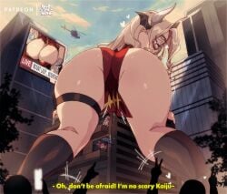 ass being_filmed being_watched bluethebone giantess mount_lady my_hero_academia news_report nipples public_exposure public_indecency pussy pussy_juice pussy_juice_drip ryuukyuu_(cosplay) tagme yuu_takeyama