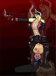 1boy 1girls 2d 2d_(artwork) abs astra_militarum being_killed blonde_hair blood bolt_pistol captain_freeman cigar cigar_woman commissar crushed_by_giantess cultist death death_by_snoo_snoo female firing firing_weapon fucked_to_death giantess gun guns hero_fucks_villain imperial_guard indifferent killed large_ass large_breasts larger_female leather leather_clothing leather_gloves leather_jacket mommy_kink murder muscular muscular_female muscular_male raped_to_death scar shooting six_pack smoking smoking_cigar snuff tagme warhammer_(franchise) warhammer_40k