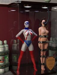 3d bound bound_arms bound_legs completely_nude completely_nude_female mannequin nude_female original original_character thejpeger trophy_case