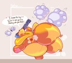 air_inflation big_ass bloated bloated_belly bloated_stomach bubble_butt fetish floatzel huge_ass inflation inflation_fetish pokemon retr05hole tagme