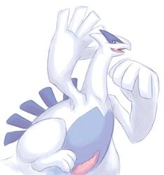 color feral lugia male male_only nude penis pokemon pokemon_(species) reality_undoer solo tagme