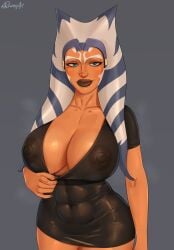 1girls abs ahsoka_tano alien alien_girl alien_humanoid areolae athletic athletic_female big_areola big_areolae big_breasts black_clothing blue_eyes breasts busty busty_female cleavage clothed_female clothing colored_skin curvy curvy_body curvy_female curvy_figure curvy_hips curvy_thighs dark_nipples erect_nipples erect_nipples_under_clothes female female_focus female_only happy happy_female huge_areolae huge_breasts humanoid large_areolae large_breasts mature mature_female mature_woman nipples older_female orange_body orange_skin presenting presenting_breasts revealing_breasts revealing_clothes rocner seductive seductive_body seductive_eyes seductive_gaze seductive_look seductive_mouth seductive_smile showing_breasts showing_off smile smiling solo star_wars sweat sweatdrop sweating sweaty_body sweaty_breasts the_clone_wars:_season_seven thick_thighs togruta voluptuous voluptuous_female