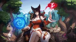 1girls ahri default_ahri female female_focus female_only league_of_legends unstable_anomaly