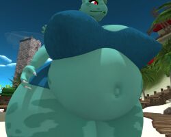 big_ass big_breasts breasts bubble_butt female ferialexonar huge_ass second_life thick_thighs venusaur wide_hips