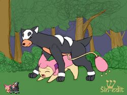 šin-edit houndour pokemon shin-edit skitty å¡in-edit