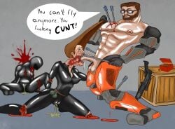 arrow black_ops_(half-life) black_ops_assassin blood blowjob death female_death gordon_freeman gore half-life necrophilia sex shotgun