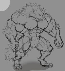 abs anthro_male ariswuffo biceps big_muscles canine huge_muscles large_muscles male muscles muscular muscular_anthro muscular_arms muscular_legs muscular_male pecs wolf