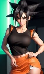 ai_generated dragon_ball dragon_ball_super dragon_ball_z female female_focus female_goku female_only goku mature_female solo solo_focus son_goku