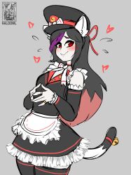 blush cat_maid haloowl heart maid president_teethy_phoenix(teethy) tail_plug