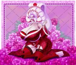 1girls 2018 annon anthro ass bimbo bimbofied bra breasts breasts_bigger_than_head choker cleavage country countrybimbo dress earrings eyeshadow female female_only flower geisha high_heels hoop_earrings huge_ass huge_breasts humanized japan japan_(countrybimbo) japanese_flag lingerie lipstick long_hair looking_at_viewer makeup muscles national_personification panties skimpy solo stockings thick_thighs voluptuous wide_hips