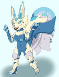 absurd_res anthro artist_request bakugan big_ears big_tail breasts canid canine deltatel female fennec fenneca_(bakugan) fox hi_res mammal multiple_images nude solo tail