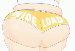 1girls 2023 absurd_res animated animated ass ass_focus booty_shorts bottom_heavy chubby chubby_female female female_focus hips huge_ass huge_thighs lewdmayo plump shorts tank_top text_on_clothing thick_thighs thighs voluptuous walking wide_hips