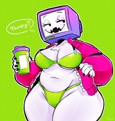 artist_name artist_signature big_breasts blush bra breasts female female_only gamersupps genderswap genderswap_(mtf) jacket panties pyrocynical pyrocynical_tvhead_oc rule_63 sponsor tagme thick_thighs thighs youtube